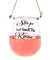 Stemless Liquid Wine Glass Ornament - Stop and Smell the Rosé